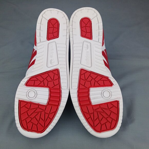 Adidas Originals Rivalry Men's Low Sneakers GZ9793 White Red Sizes 9-12 - Picture 9 of 10